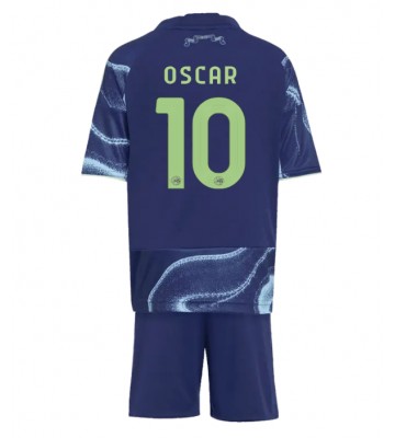Ajax Oscar Gloukh #10 Venkovní dres komplet pro Děti 2025-26 Krátkým Rukávem (+ Krátké kalhoty)