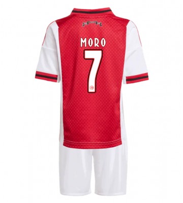 Ajax Raul Moro #7 Domácí dres komplet pro Děti 2025-26 Krátkým Rukávem (+ Krátké kalhoty)