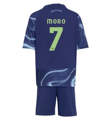 Ajax Raul Moro #7 Venkovní dres komplet pro Děti 2025-26 Krátkým Rukávem (+ Krátké kalhoty)