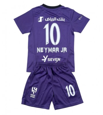 Al-Hilal Neymar Jr #10 Alternativní dres komplet pro Děti 2024-25 Krátkým Rukávem (+ Krátké kalhoty)