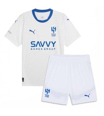 Al-Hilal Venkovní dres komplet pro Děti 2024-25 Krátkým Rukávem (+ Krátké kalhoty)
