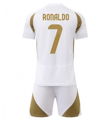 Al-Nassr Cristiano Ronaldo #7 Alternativní dres komplet pro Děti 2024-25 Krátkým Rukávem (+ Krátké kalhoty)