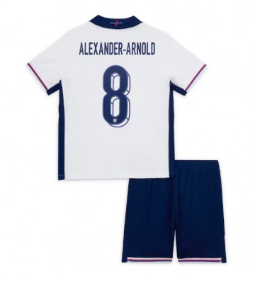 Anglie Alexander-Arnold #8 Domácí dres komplet pro Děti ME 2024 Krátkým Rukávem (+ Krátké kalhoty)