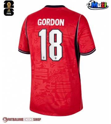 Anglie Anthony Gordon #18 Venkovní Dres MS 2026 Krátkým Rukávem