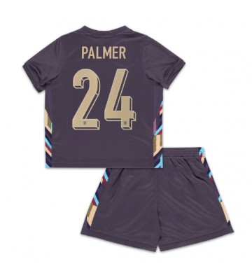 Anglie Cole Palmer #24 Venkovní dres komplet pro Děti ME 2024 Krátkým Rukávem (+ Krátké kalhoty)