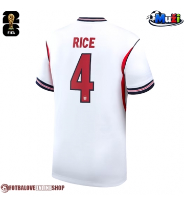 Anglie Declan Rice #4 Domácí Dres MS 2026 Krátkým Rukávem