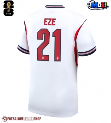 Anglie Eberechi Eze #21 Domácí Dres MS 2026 Krátkým Rukávem