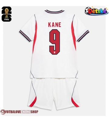Anglie Harry Kane #9 Domácí dres komplet pro Děti MS 2026 Krátkým Rukávem (+ Krátké kalhoty)
