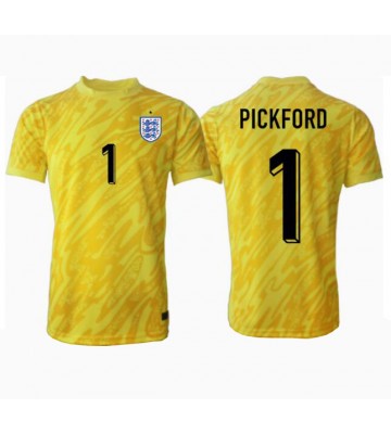 Anglie Jordan Pickford #1 Brankář Venkovní Dres ME 2024 Krátkým Rukávem