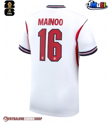 Anglie Kobbie Mainoo #16 Domácí Dres MS 2026 Krátkým Rukávem