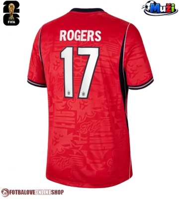 Anglie Morgan Rogers #17 Venkovní Dres MS 2026 Krátkým Rukávem