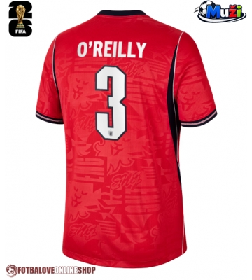 Anglie Nico O'Reilly #3 Venkovní Dres MS 2026 Krátkým Rukávem