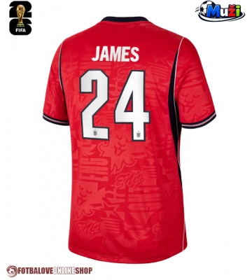 Anglie Reece James #24 Venkovní Dres MS 2026 Krátkým Rukávem