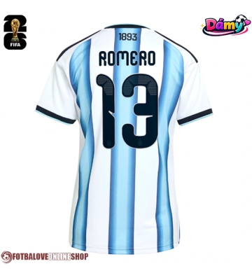 Argentina Cristian Romero #13 Domácí Dres pro Dámy MS 2026 Krátkým Rukávem