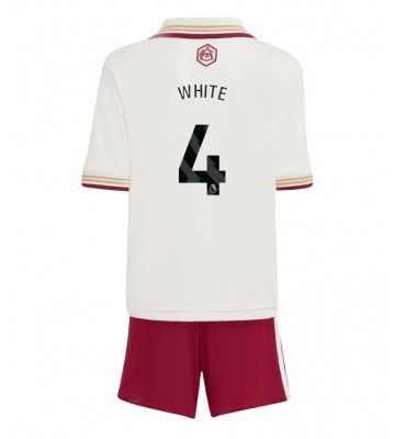 Arsenal Ben White #4 Alternativní dres komplet pro Děti 2025-26 Krátkým Rukávem (+ Krátké kalhoty)