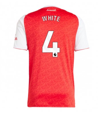 Arsenal Ben White #4 Domácí Dres 2025-26 Krátkým Rukávem