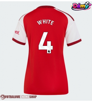 Arsenal Ben White #4 Domácí Dres pro Dámy 2026-27 Krátkým Rukávem