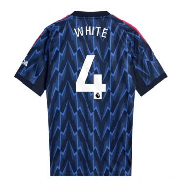 Arsenal Ben White #4 Venkovní Dres 2025-26 Krátkým Rukávem