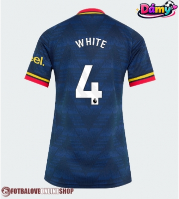 Arsenal Ben White #4 Venkovní Dres pro Dámy 2026-27 Krátkým Rukávem