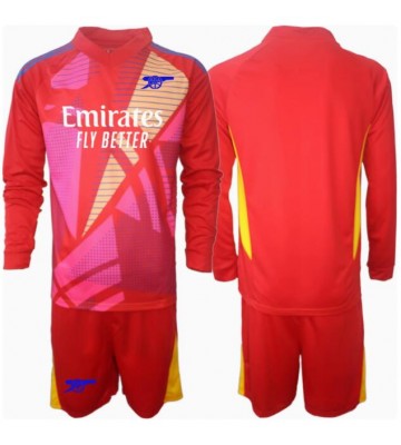 Arsenal Brankář Venkovní dres komplet pro Děti 2024-25 Dlouhým Rukávem (+ Krátké kalhoty)