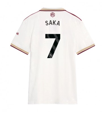 Arsenal Bukayo Saka #7 Alternativní Dres pro Dámy 2025-26 Krátkým Rukávem