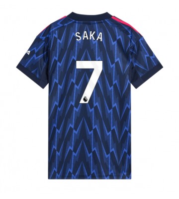 Arsenal Bukayo Saka #7 Venkovní Dres pro Dámy 2025-26 Krátkým Rukávem