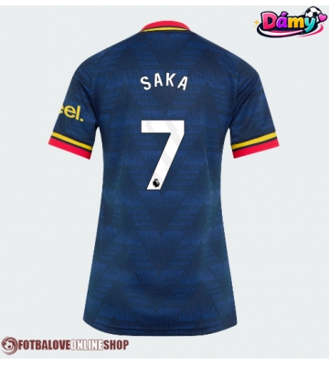 Arsenal Bukayo Saka #7 Venkovní Dres pro Dámy 2026-27 Krátkým Rukávem