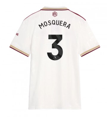 Arsenal Cristhian Mosquera #3 Alternativní Dres pro Dámy 2025-26 Krátkým Rukávem