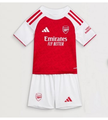 Arsenal Domácí dres komplet pro Děti 2025-26 Krátkým Rukávem (+ Krátké kalhoty)