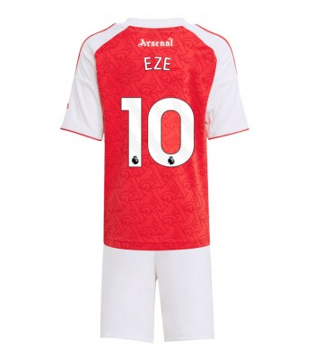 Arsenal Eberechi Eze #10 Domácí dres komplet pro Děti 2025-26 Krátkým Rukávem (+ Krátké kalhoty)