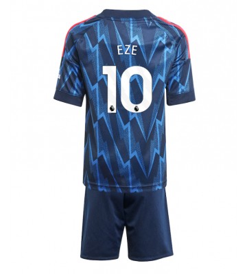 Arsenal Eberechi Eze #10 Venkovní dres komplet pro Děti 2025-26 Krátkým Rukávem (+ Krátké kalhoty)