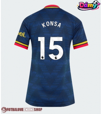 Arsenal Ezri Konsa #15 Venkovní Dres pro Dámy 2026-27 Krátkým Rukávem