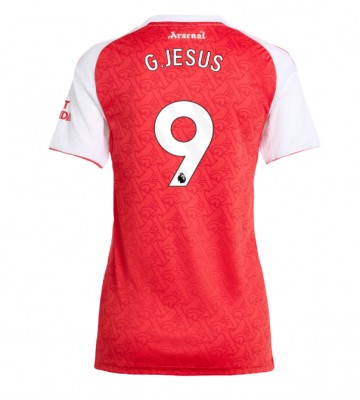 Arsenal Gabriel Jesus #9 Domácí Dres pro Dámy 2025-26 Krátkým Rukávem