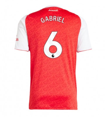 Arsenal Gabriel Magalhaes #6 Domácí Dres 2025-26 Krátkým Rukávem