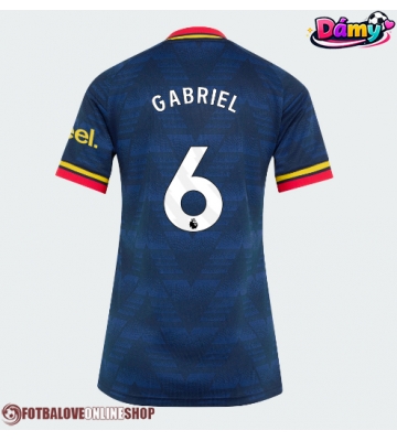 Arsenal Gabriel Magalhaes #6 Venkovní Dres pro Dámy 2026-27 Krátkým Rukávem