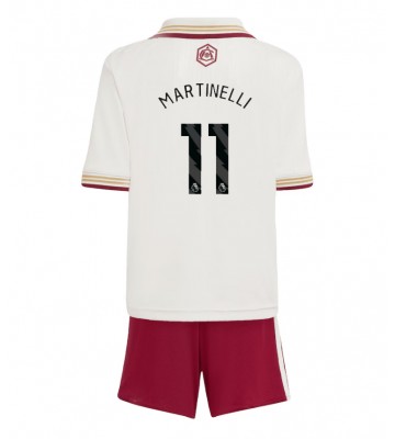 Arsenal Gabriel Martinelli #11 Alternativní dres komplet pro Děti 2025-26 Krátkým Rukávem (+ Krátké kalhoty)