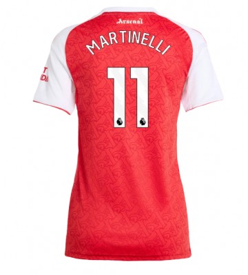 Arsenal Gabriel Martinelli #11 Domácí Dres pro Dámy 2025-26 Krátkým Rukávem
