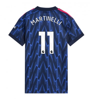 Arsenal Gabriel Martinelli #11 Venkovní Dres pro Dámy 2025-26 Krátkým Rukávem