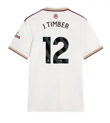 Arsenal Jurrien Timber #12 Alternativní Dres 2025-26 Krátkým Rukávem