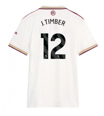 Arsenal Jurrien Timber #12 Alternativní Dres pro Dámy 2025-26 Krátkým Rukávem