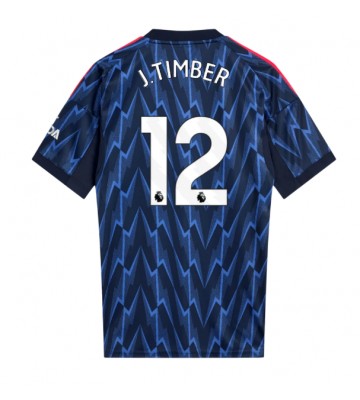 Arsenal Jurrien Timber #12 Venkovní Dres 2025-26 Krátkým Rukávem