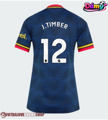 Arsenal Jurrien Timber #12 Venkovní Dres pro Dámy 2026-27 Krátkým Rukávem