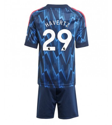 Arsenal Kai Havertz #29 Venkovní dres komplet pro Děti 2025-26 Krátkým Rukávem (+ Krátké kalhoty)