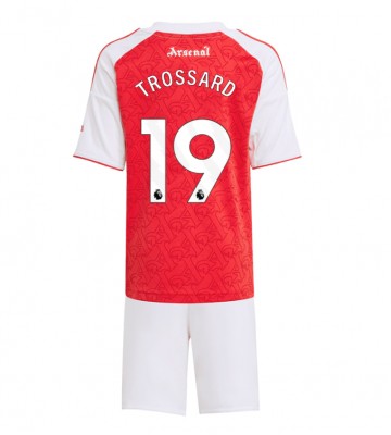 Arsenal Leandro Trossard #19 Domácí dres komplet pro Děti 2025-26 Krátkým Rukávem (+ Krátké kalhoty)