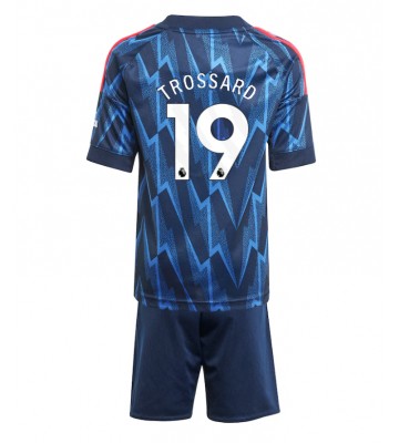 Arsenal Leandro Trossard #19 Venkovní dres komplet pro Děti 2025-26 Krátkým Rukávem (+ Krátké kalhoty)