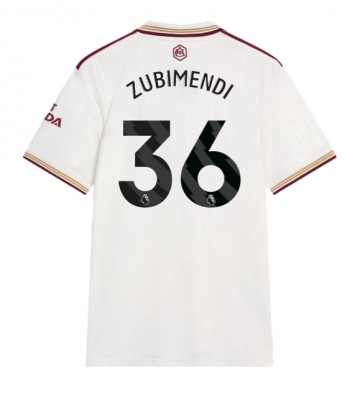 Arsenal Martin Zubimendi #36 Alternativní Dres 2025-26 Krátkým Rukávem