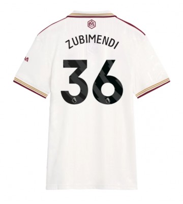 Arsenal Martin Zubimendi #36 Alternativní Dres pro Dámy 2025-26 Krátkým Rukávem