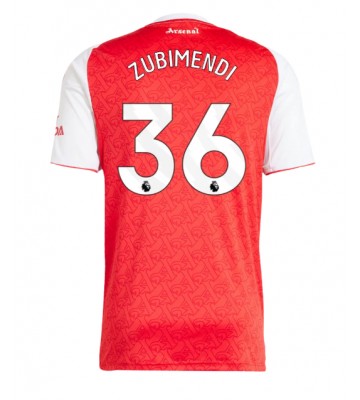 Arsenal Martin Zubimendi #36 Domácí Dres 2025-26 Krátkým Rukávem