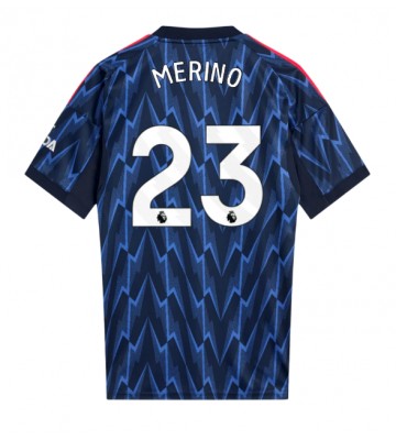 Arsenal Mikel Merino #23 Venkovní Dres 2025-26 Krátkým Rukávem