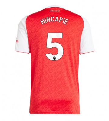 Arsenal Piero Hincapie #5 Domácí Dres 2025-26 Krátkým Rukávem Arsenal Piero Hincapie #5 Domácí Dres 2025-26 Krátkým Rukávem